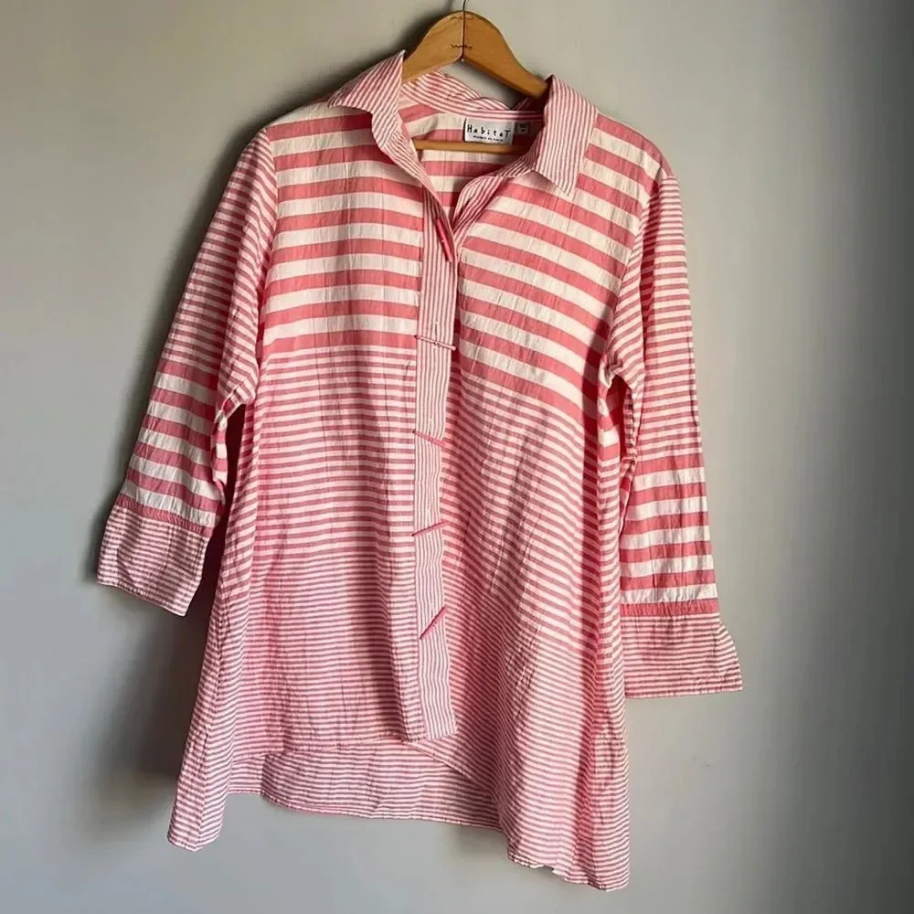 Habitat stripe button down shirt